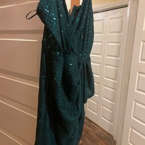 Short Green Cocktail Dress